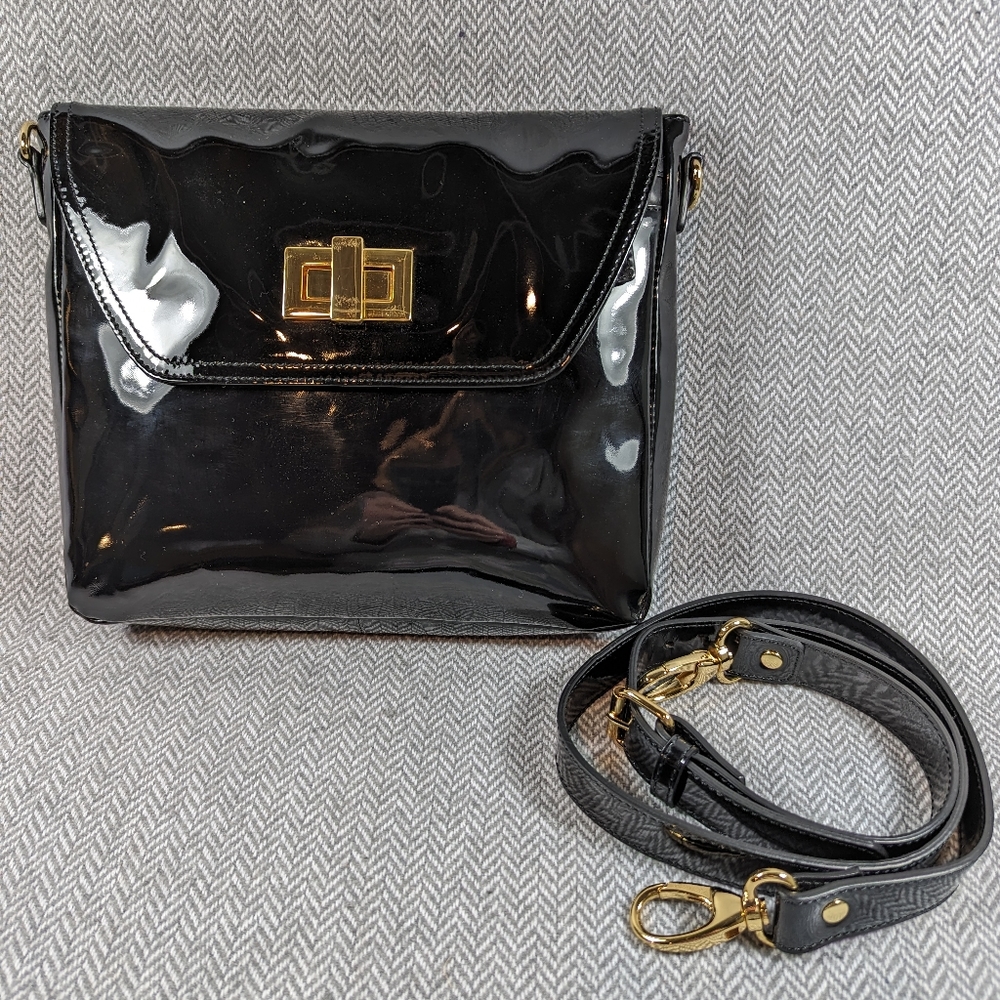Penelope and Parker Patent Leather Luxury crossbody